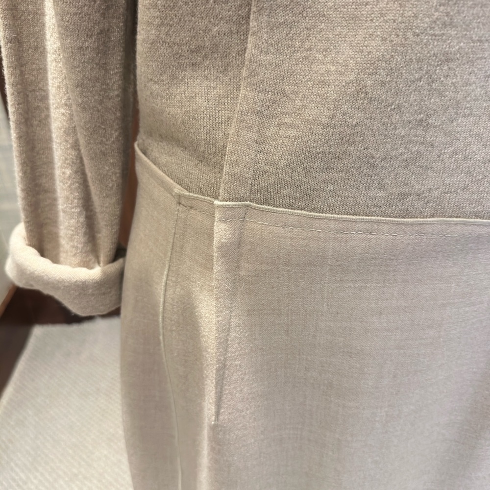 Altuzarra Cream Long Sleeve Sheath Dress - Picture 5 of 9